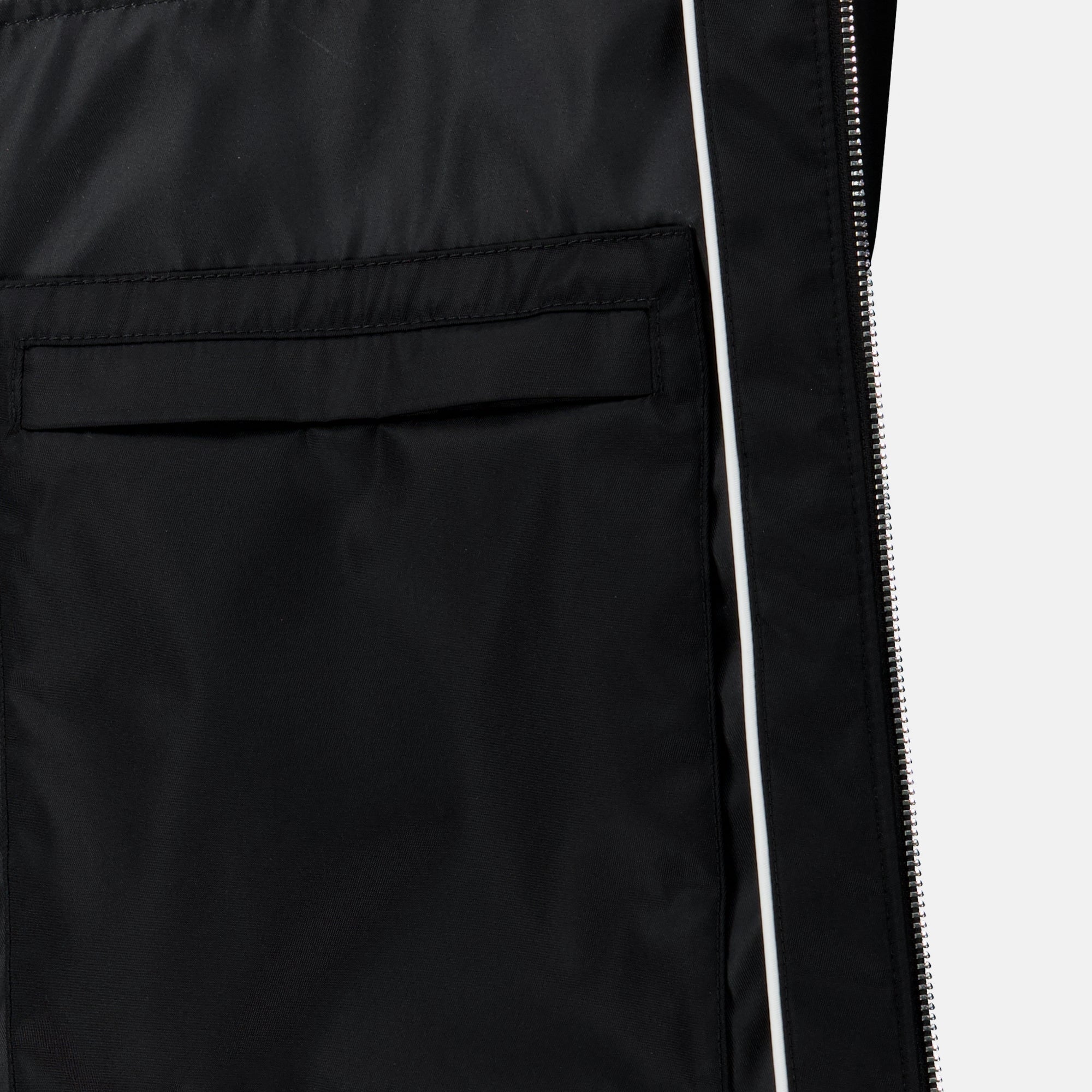 Vestes Schwarze Re-Nylon Jacke Prada Noir Homme