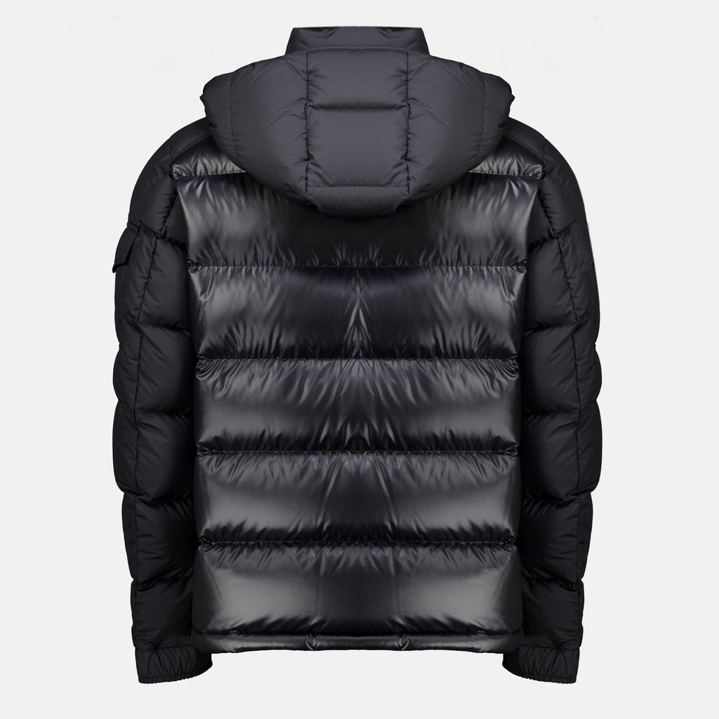 Manteaux Giacca Nera in Piuma Maya Moncler Noir Homme