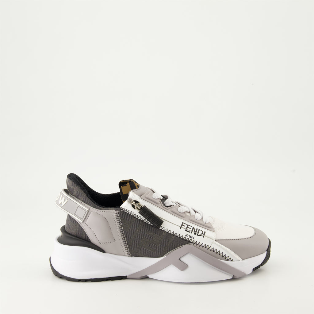 Baskets Baskets Fendi Flow Fendi Gris Femme