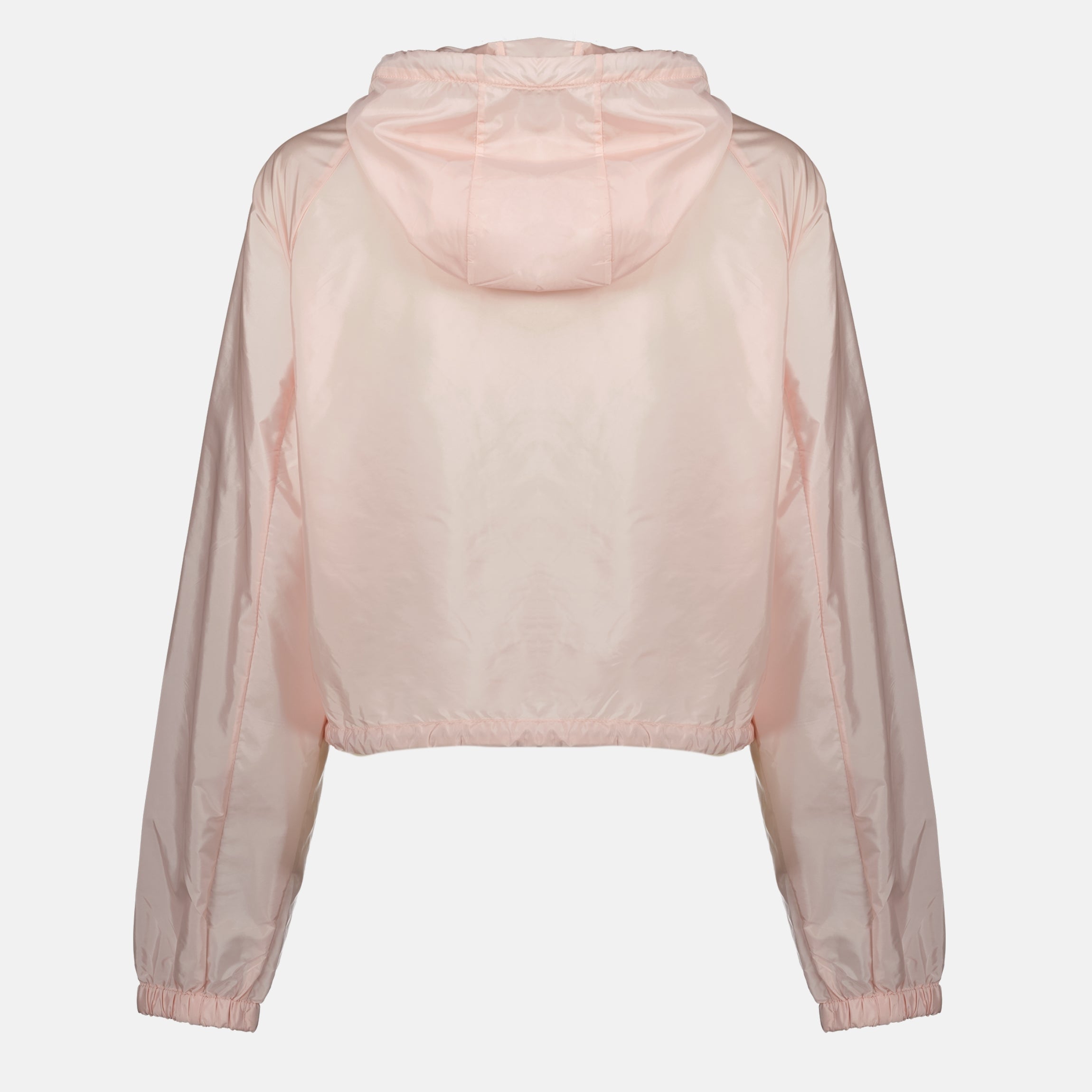 Image de l'article Coupe-vent en Re-nylon court rose de la marque Prada pour Femme - Saison Printemps-Été 2026 - Vue de Dos