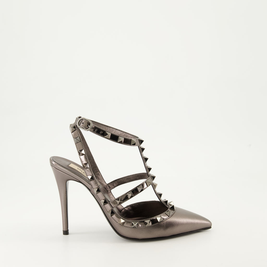 Escarpins Escarpins Rockstud Valentino Garavani Argenté Femme