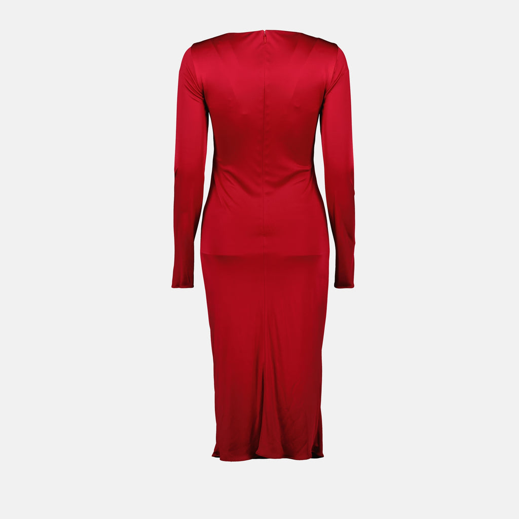 Vestidos Vestido de Cocktail Vermelho Versace Vermelho Femme