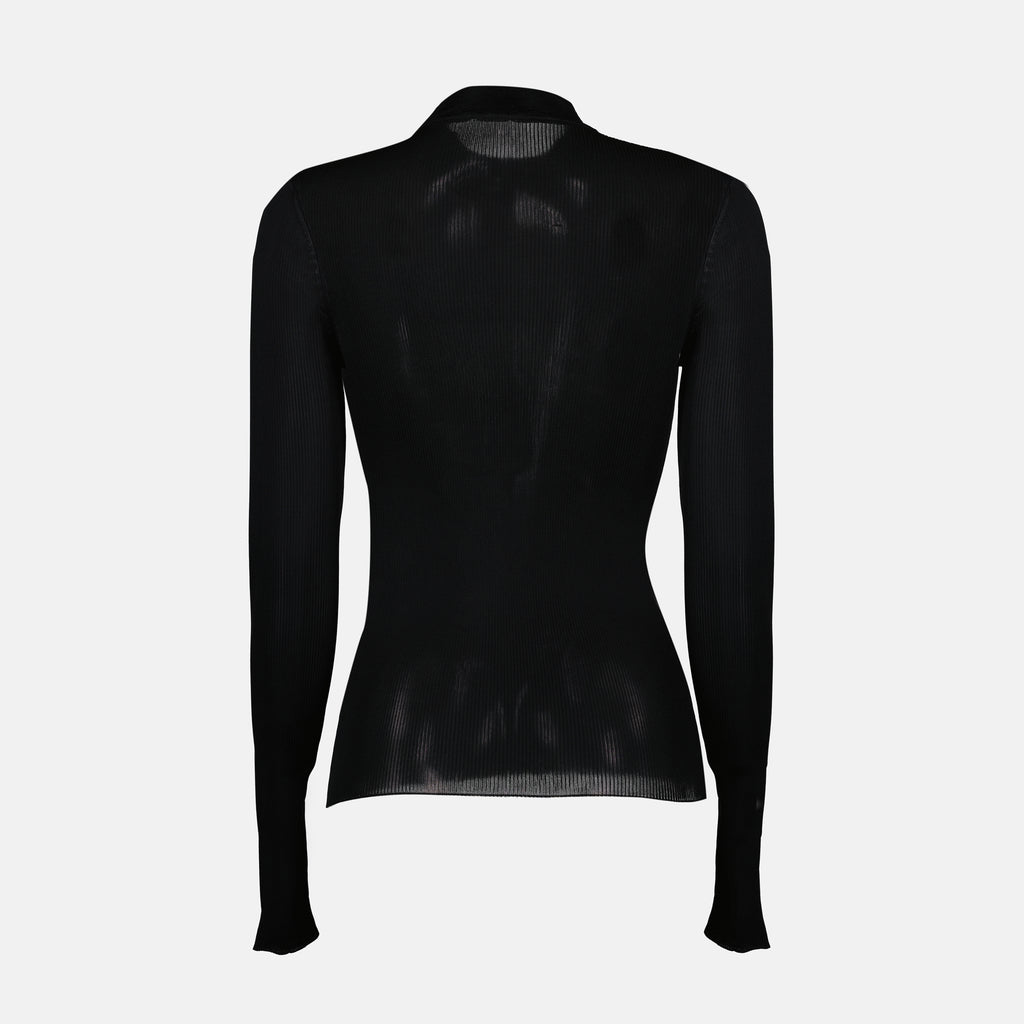 Maglieria Maglione in Lana Saint Laurent Nero Femme