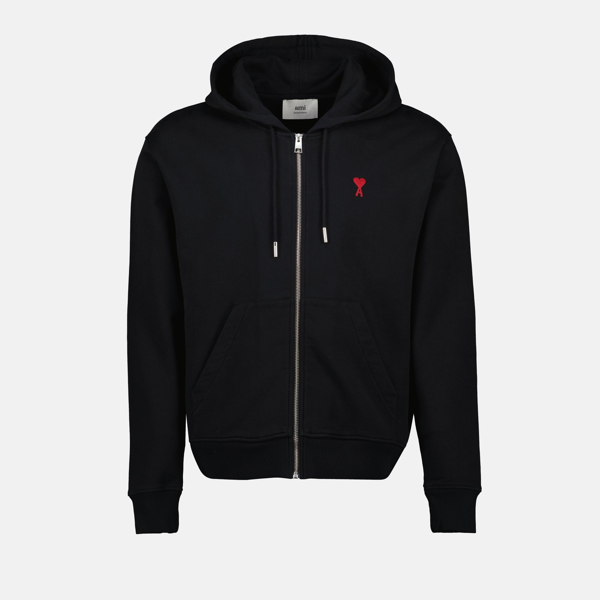 Felpe Felpa con zip Ami de coeur Ami PARIS Nero Homme