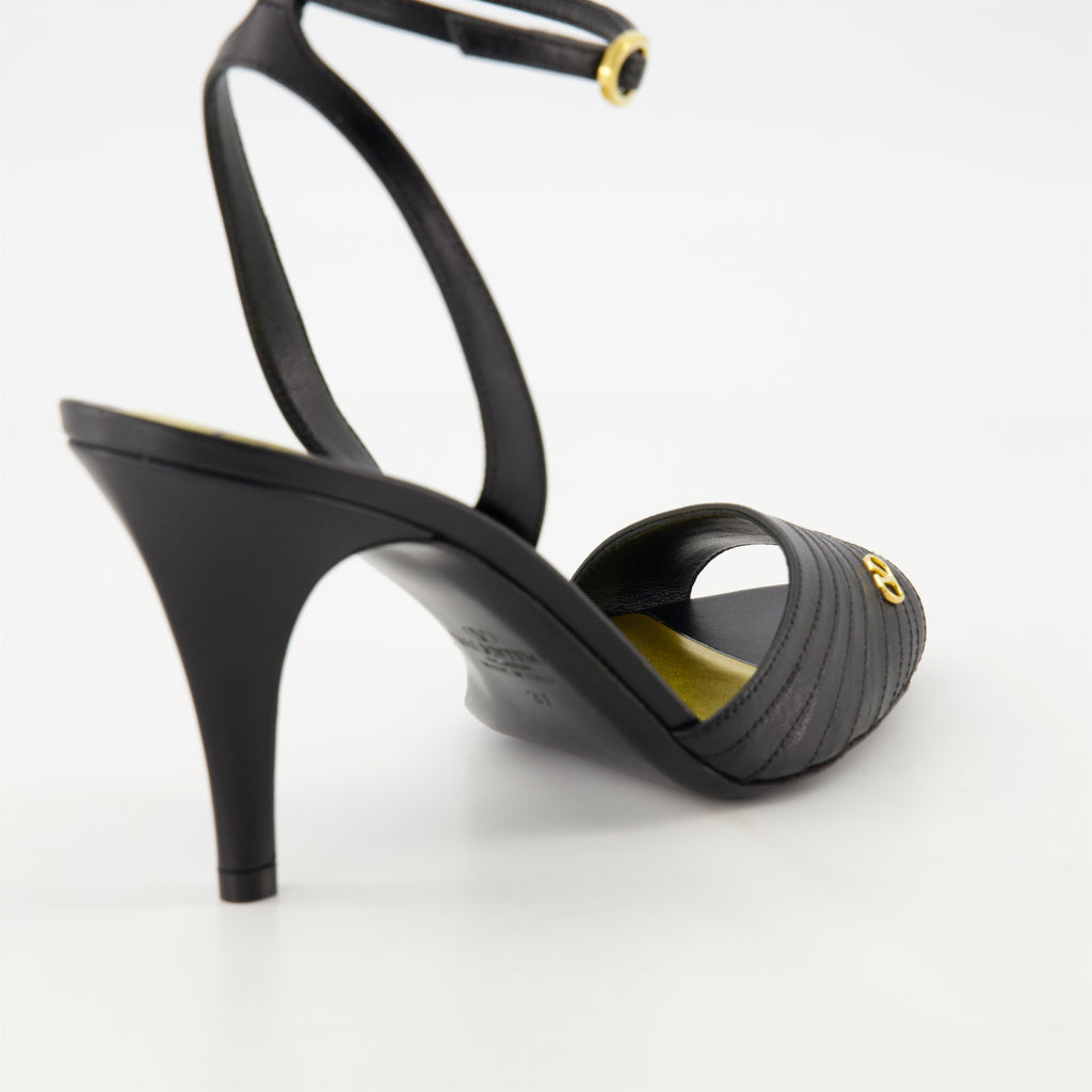 Scarpe aperte Ladycrush Sandali con Tacchi Valentino Garavani Nero Femme