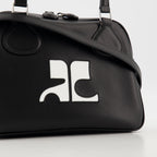Sacs à main et épaule Sac bowling Réédition Courrèges Noir Unisexe