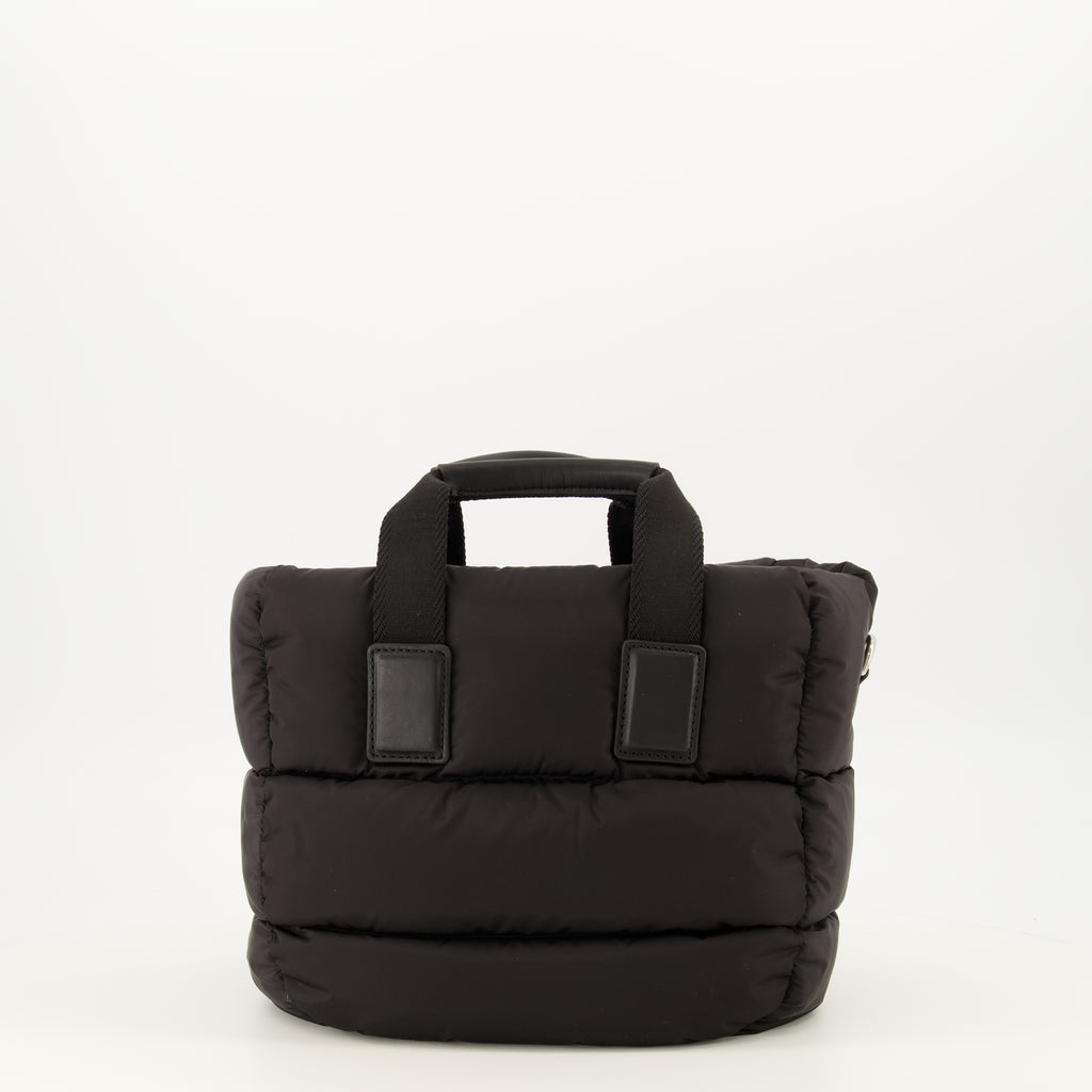 Sacs à main et épaule Borsa Mini Tote Caradoc in Nylon Nero Moncler Noir Femme