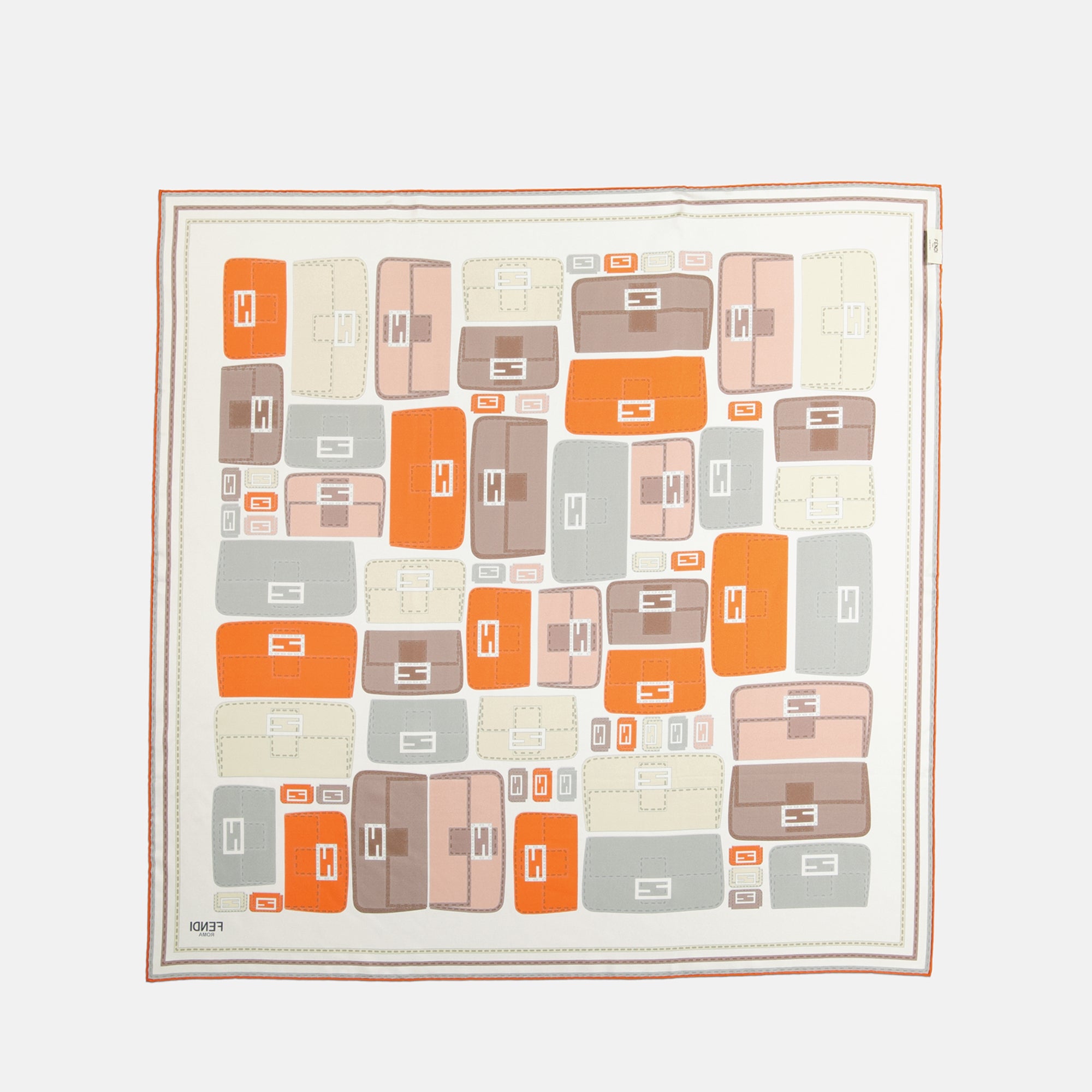 Écharpes, foulards et gants Foulard Baguette Fendi Orange Femme