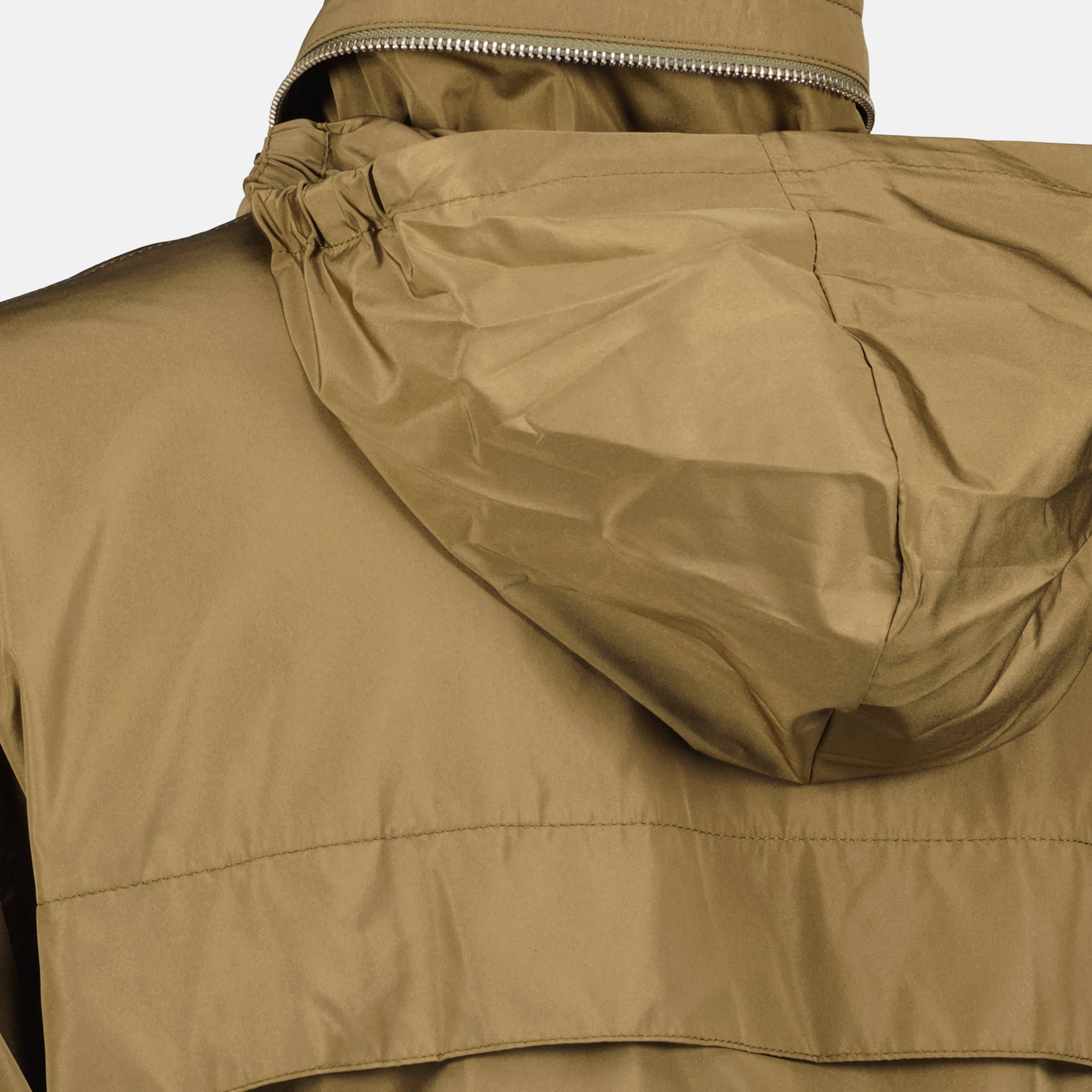 Image de l'article Coupe-vent marron de la marque Ami PARIS pour Homme - Saison Automne-Hiver 2025 - Vue détaillée_2