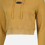 Sweatshirts Hoodie F-Slimmy-Hood-P5 Diesel Jaune Femme