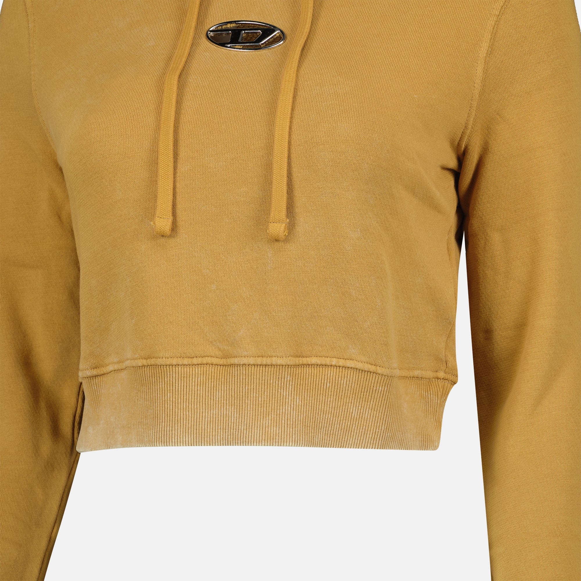 Sweatshirts Hoodie F-Slimmy-Hood-P5 Diesel Jaune Femme