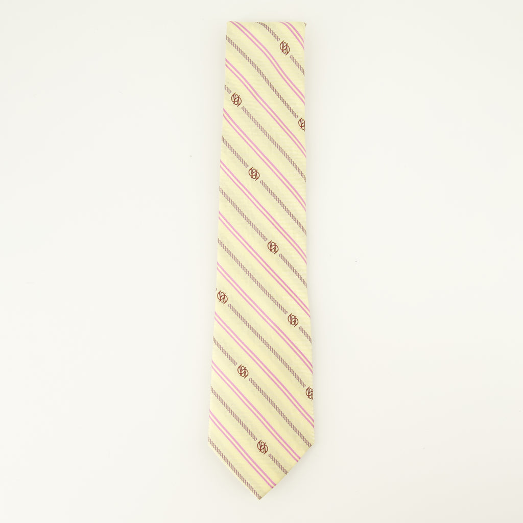 Écharpes, foulards et gants Striped Silk Tie Drole De Monsieur Jaune Homme