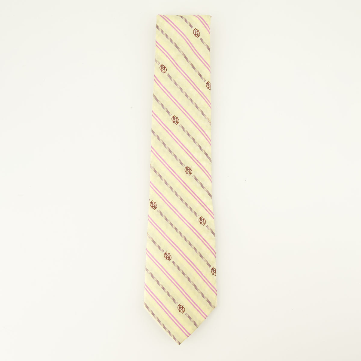 Écharpes, foulards et gants Striped Silk Tie Drole De Monsieur Jaune Homme