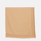 Imagem do xale FF em seda e lã da marca Fendi para Mulheres - Temporada Outono-Inverno 2025 - Vista Traseira