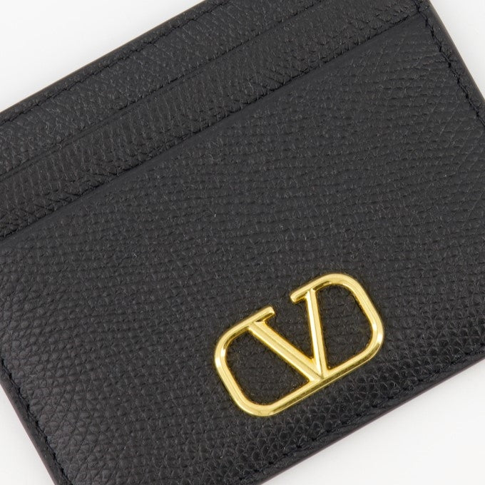 Small leather goods Porte-cartes VLogo Valentino Garavani Black Femme