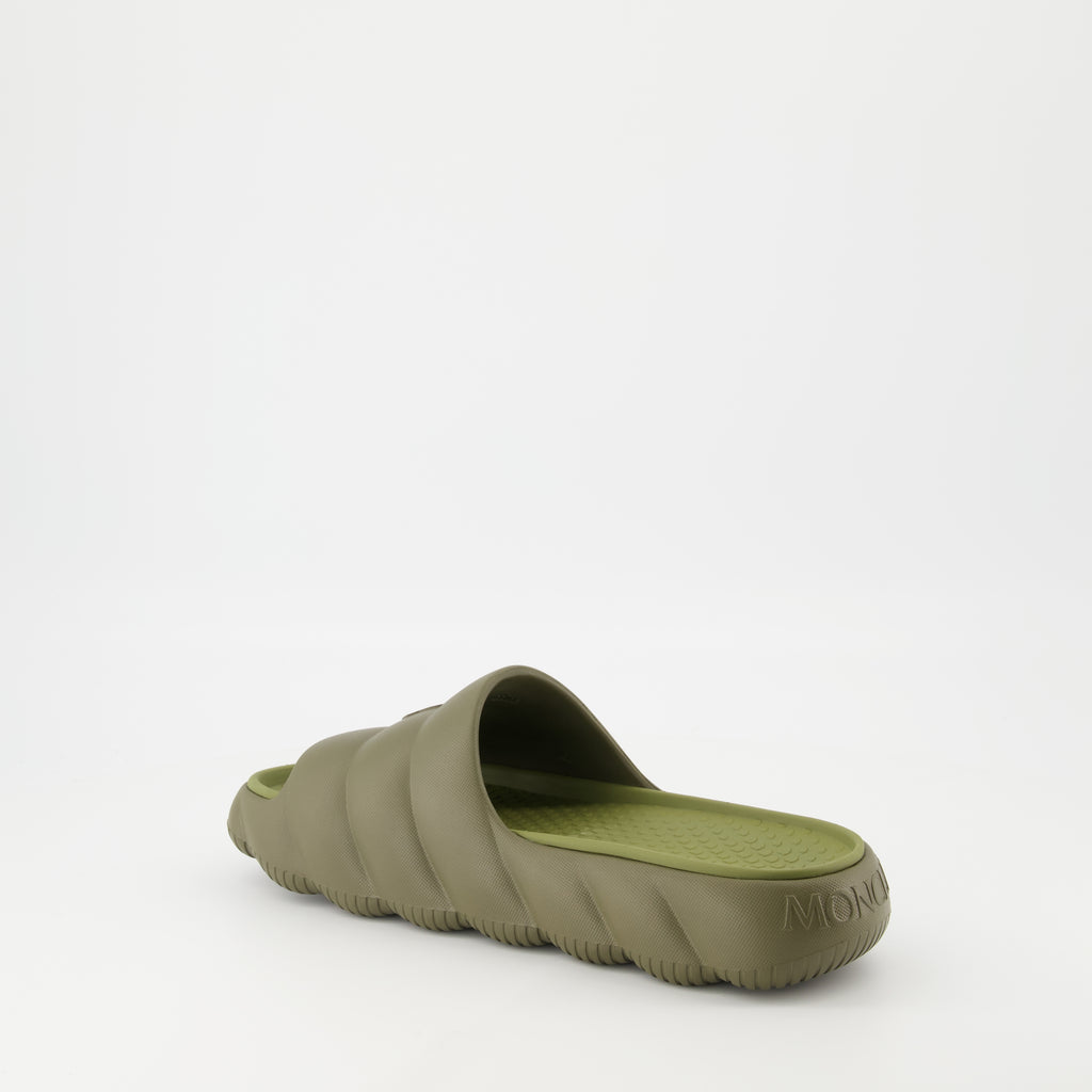 Chaussures ouvertes Claquettes Lilo Moncler Kaki Homme