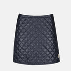 Jupes Mini gepolsterter Rock Moncler Bleu Femme