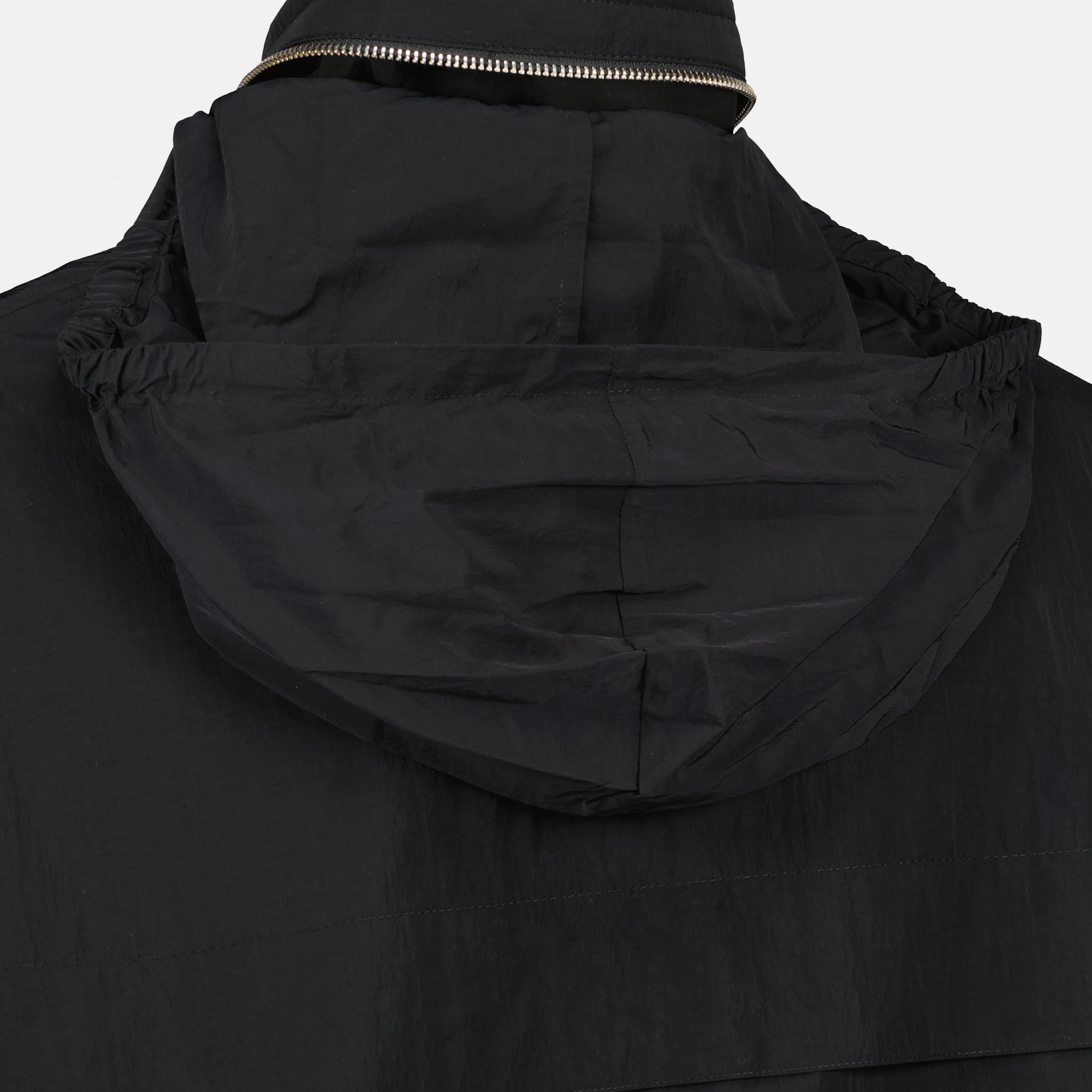 Image de l'article Blouson Ami de coeur en nylon noir de la marque Ami PARIS pour Homme - Saison Printemps-Été 2026 - Vue détaillée_2