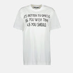T-shirts T-shirt Archive Slogan Moschino White Femme