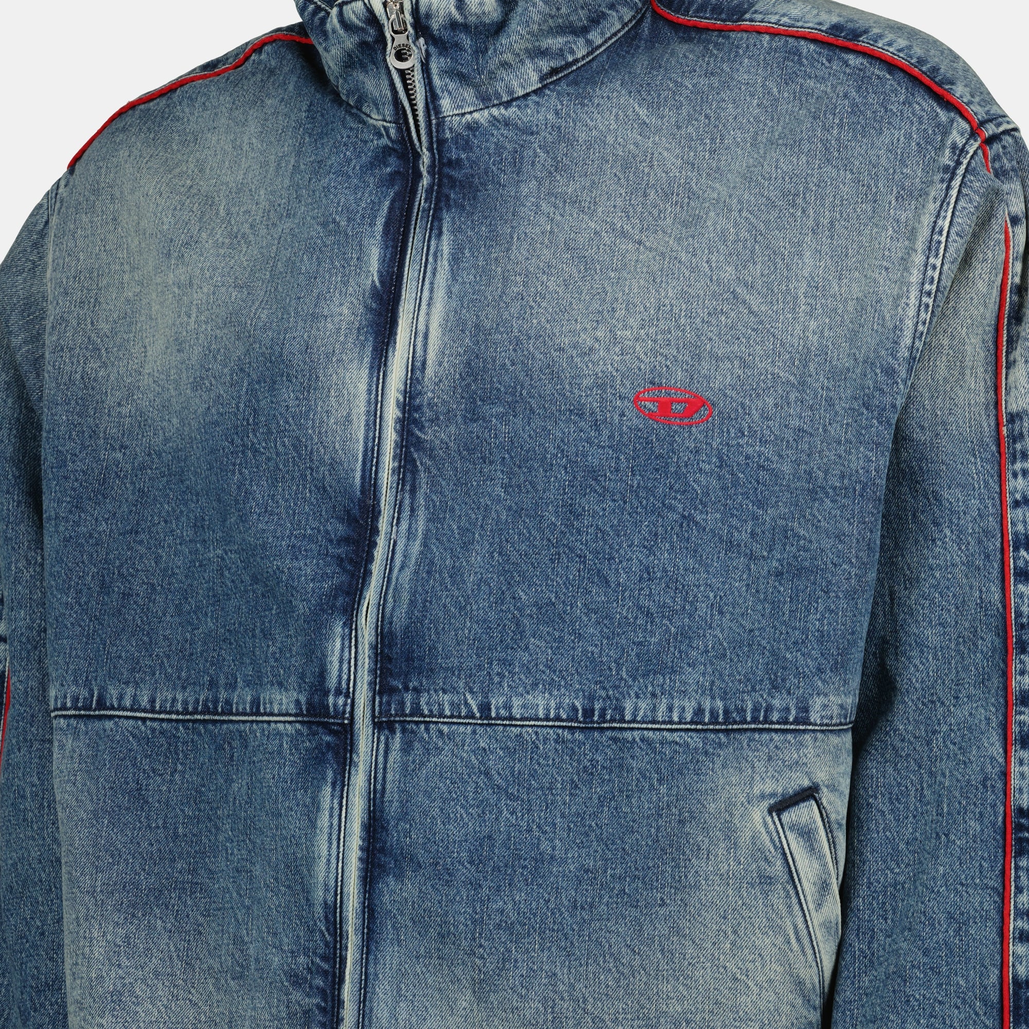 Jaquetas Jaqueta de Denim Diesel Azul Homme