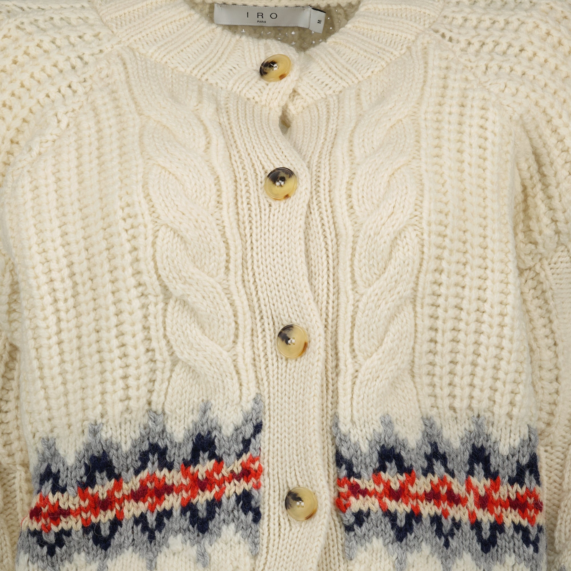 Image de l'article Cardigan en laine de la marque Iro pour Femme - Saison Automne-Hiver 2025 - Vue détaillée_2