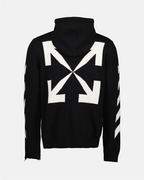 Sweatshirts OMHA080C99KNI001 1001 black white Off-White Noir Homme
