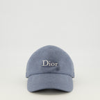 Bild des Artikels Blaue Denim-bestickte Mütze von Dior für Herren - Frühjahr-Sommer 2026 - Vorderansicht
