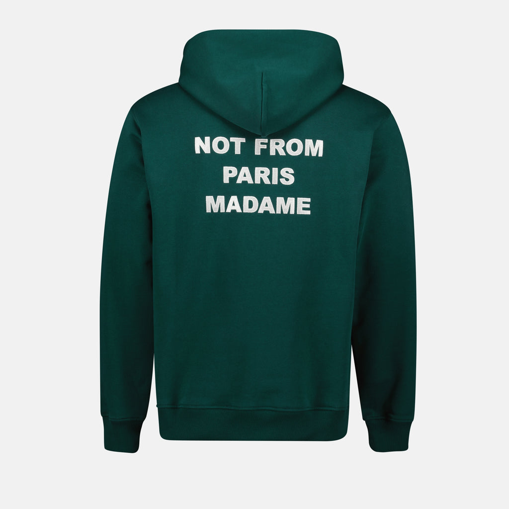 Sweatshirts Green Slogan Hoodie Drole De Monsieur Green Homme