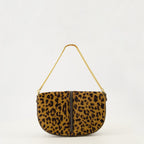Image de l'article Pochette Fendigraphy imprimé léopard marron de la marque Fendi pour Femme - Saison Automne-Hiver 2025 - Vue de Dos