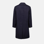 Vestes Manteau en jean brut Versace Bleu foncé Homme