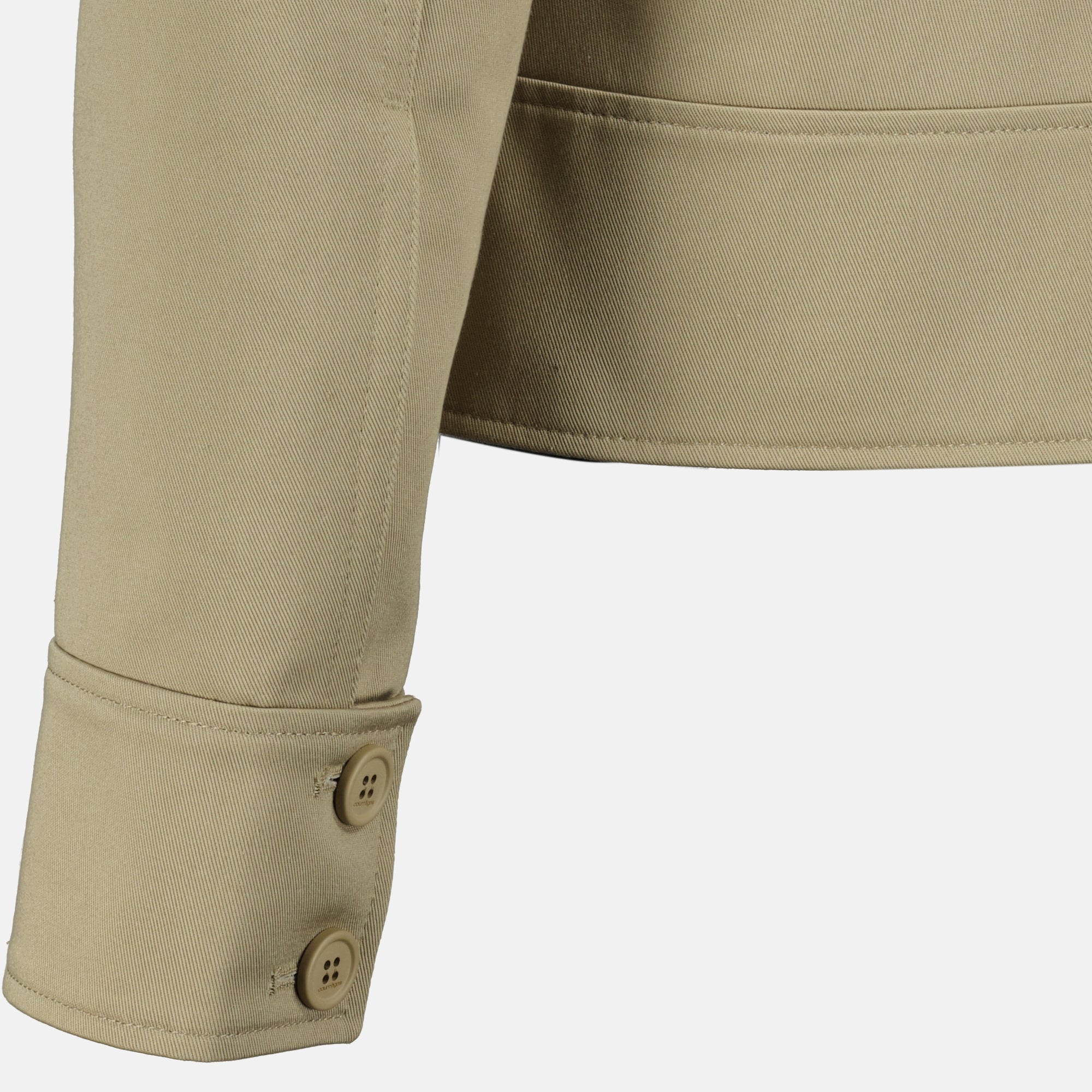 Jacken Zipped Jacket Courrèges Beige Homme