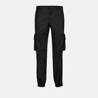 Pantalones Pantalon cargo en Re-Nylon Prada Negro Homme