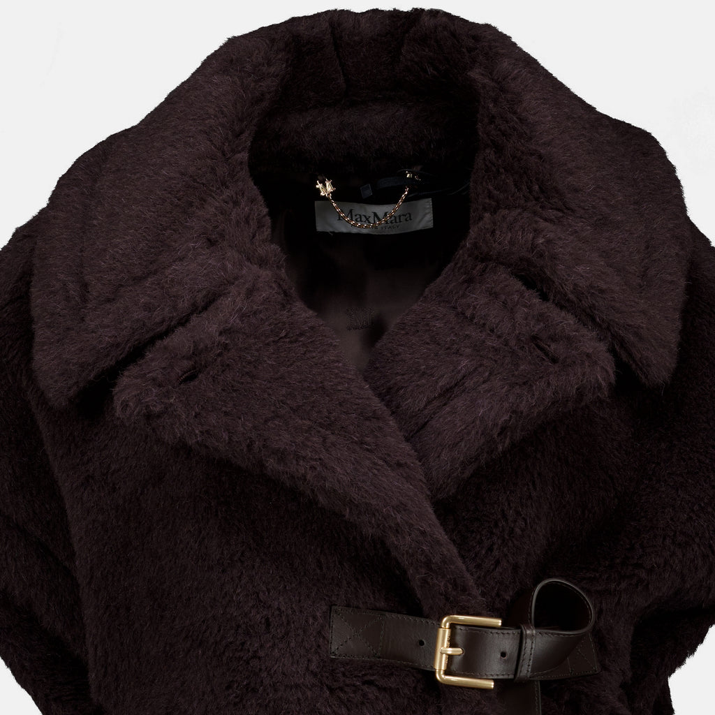 Vestes Capa Teddy Marrón Max Mara Marron Femme