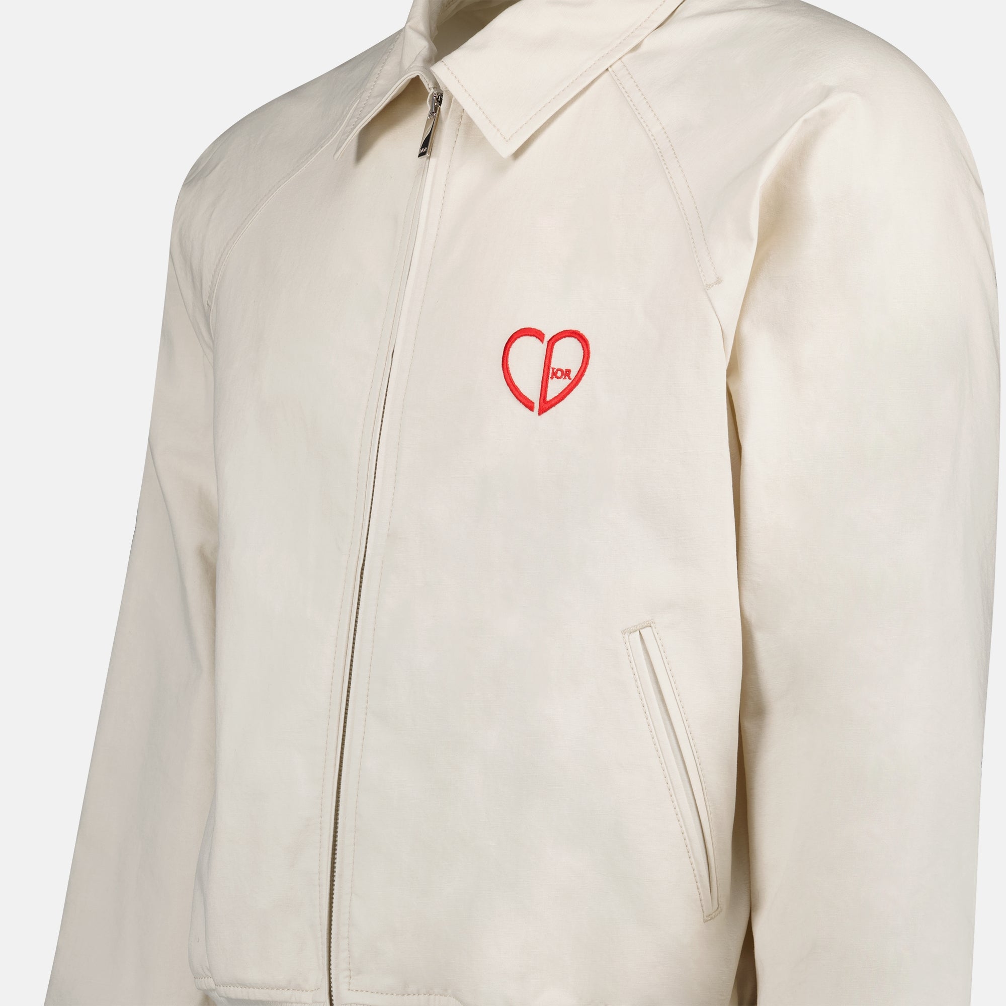 Chaquetas Blouson zippé CD Heart Dior Blanco Homme