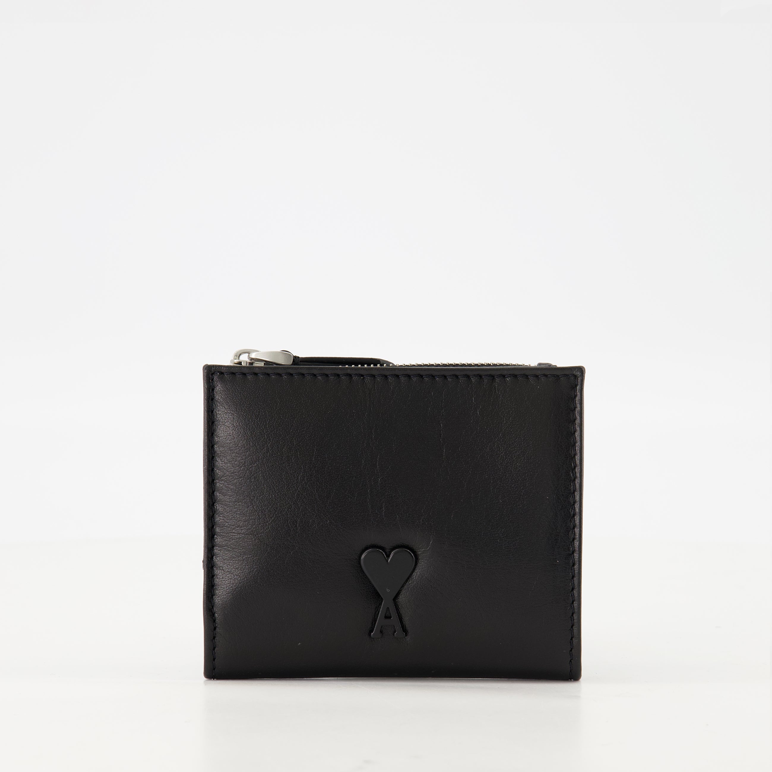 Small leather goods Voulez-Vous Leather Wallet Ami PARIS Black Unisex