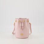Beuteltaschen VLogo Mini Bucket Bag Valentino Garavani Rosa Frauen