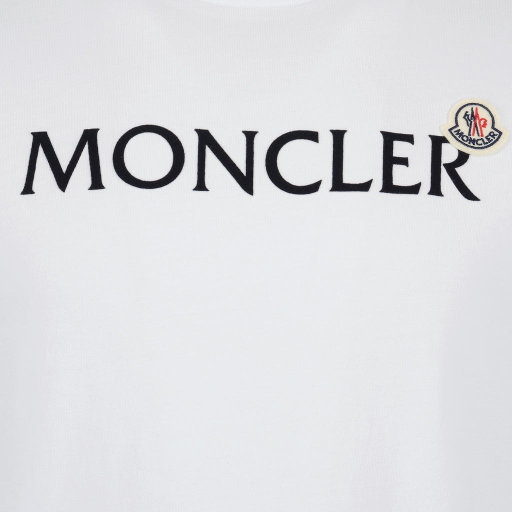 T-shirts T-shirt blanc Moncler Blanc Homme
