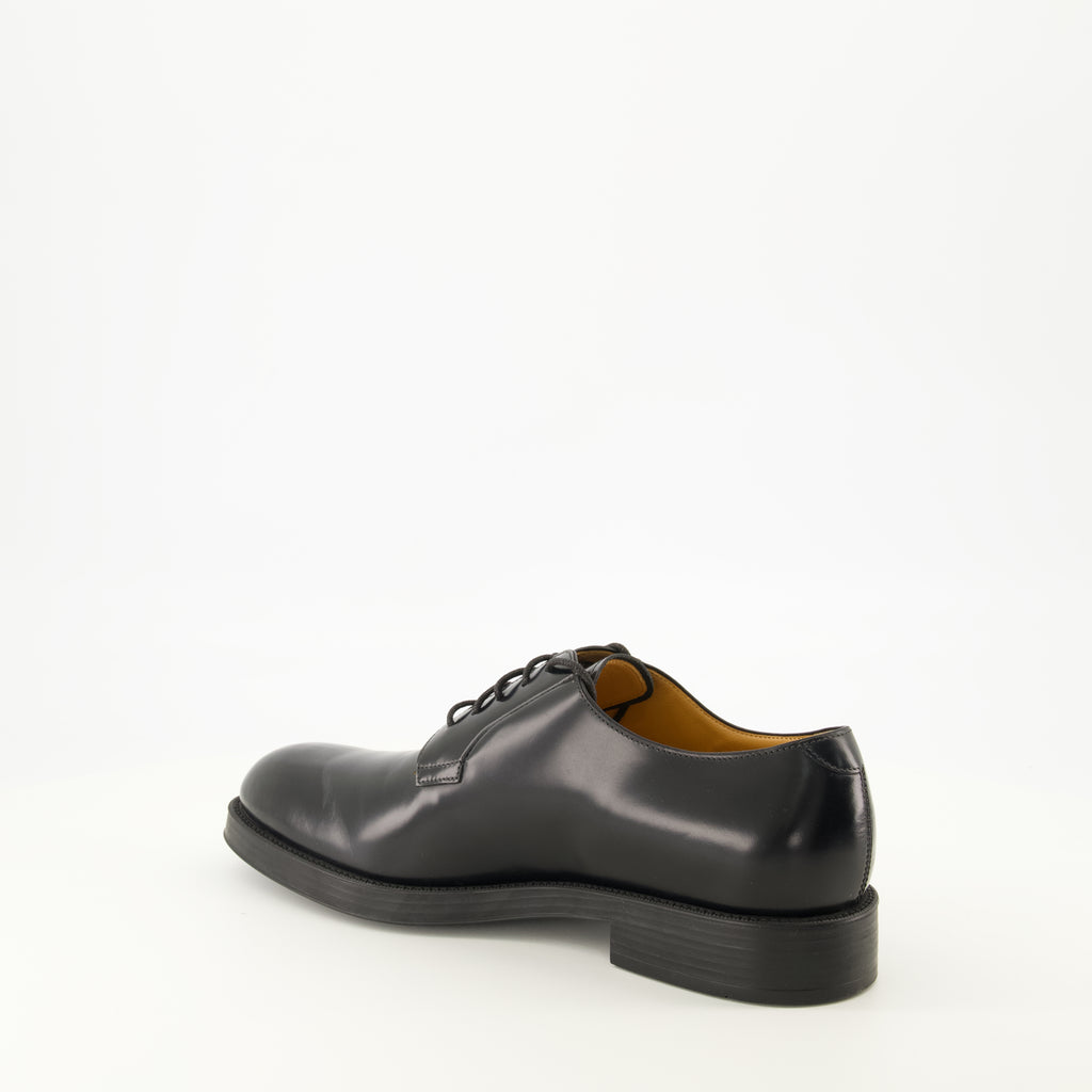 Chaussures de ville ブラックレザー ダービー Tod's Noir Homme
