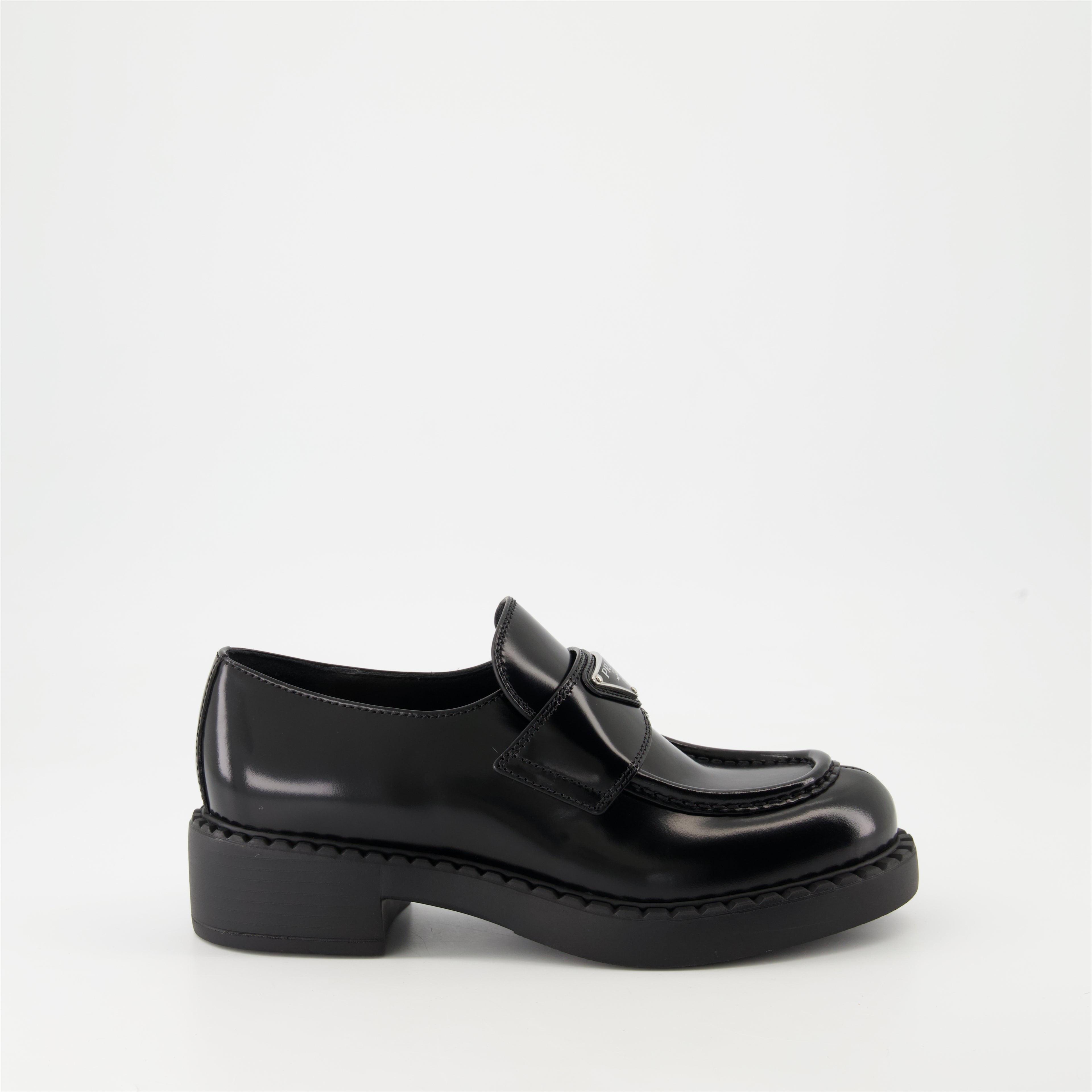 Mocassins Mocassins Chocolate Prada Noir Femme