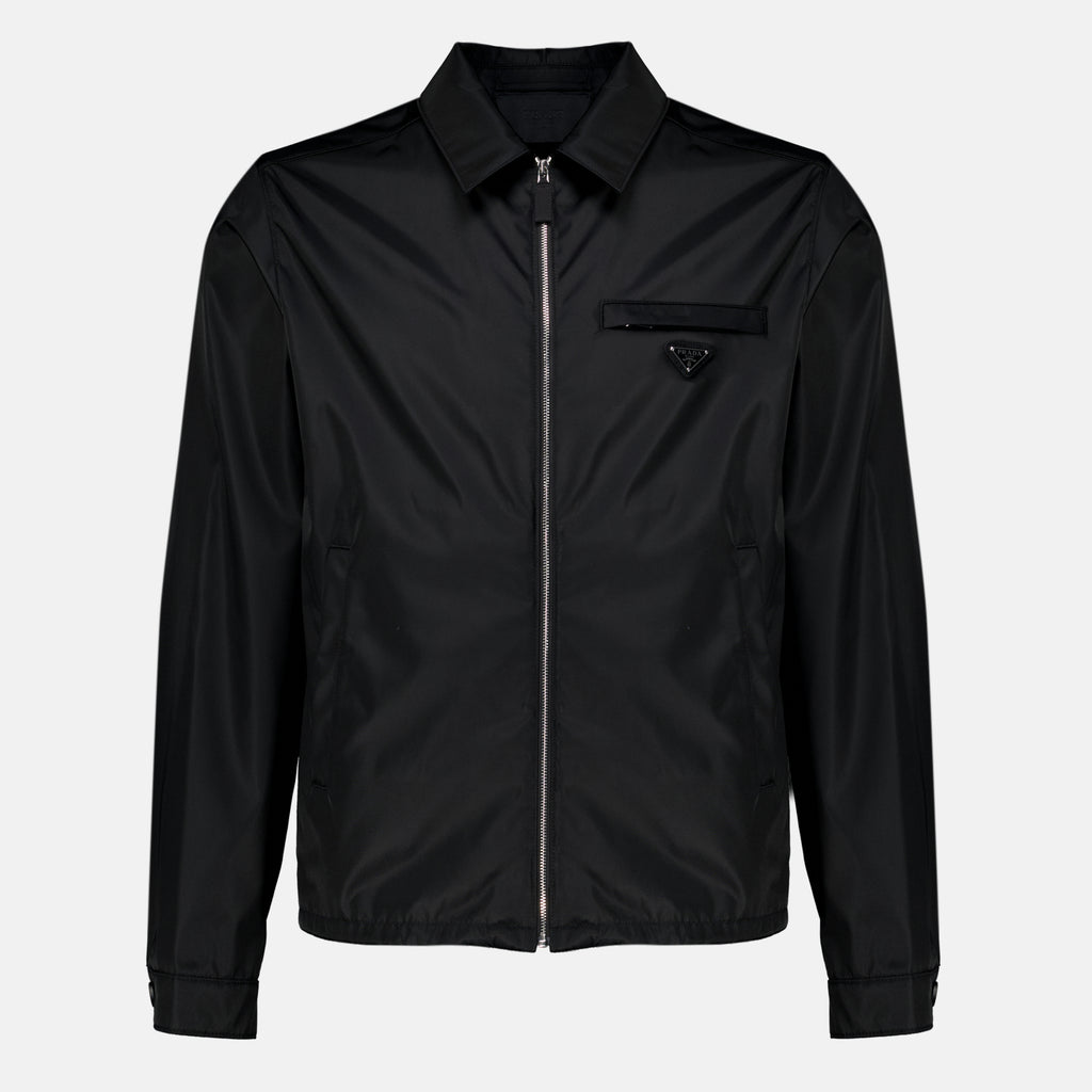 Vestes Giacca Re-Nylon Nera Prada Noir Homme