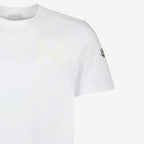 T-shirts T-shirt blanc Moncler Blanc Homme