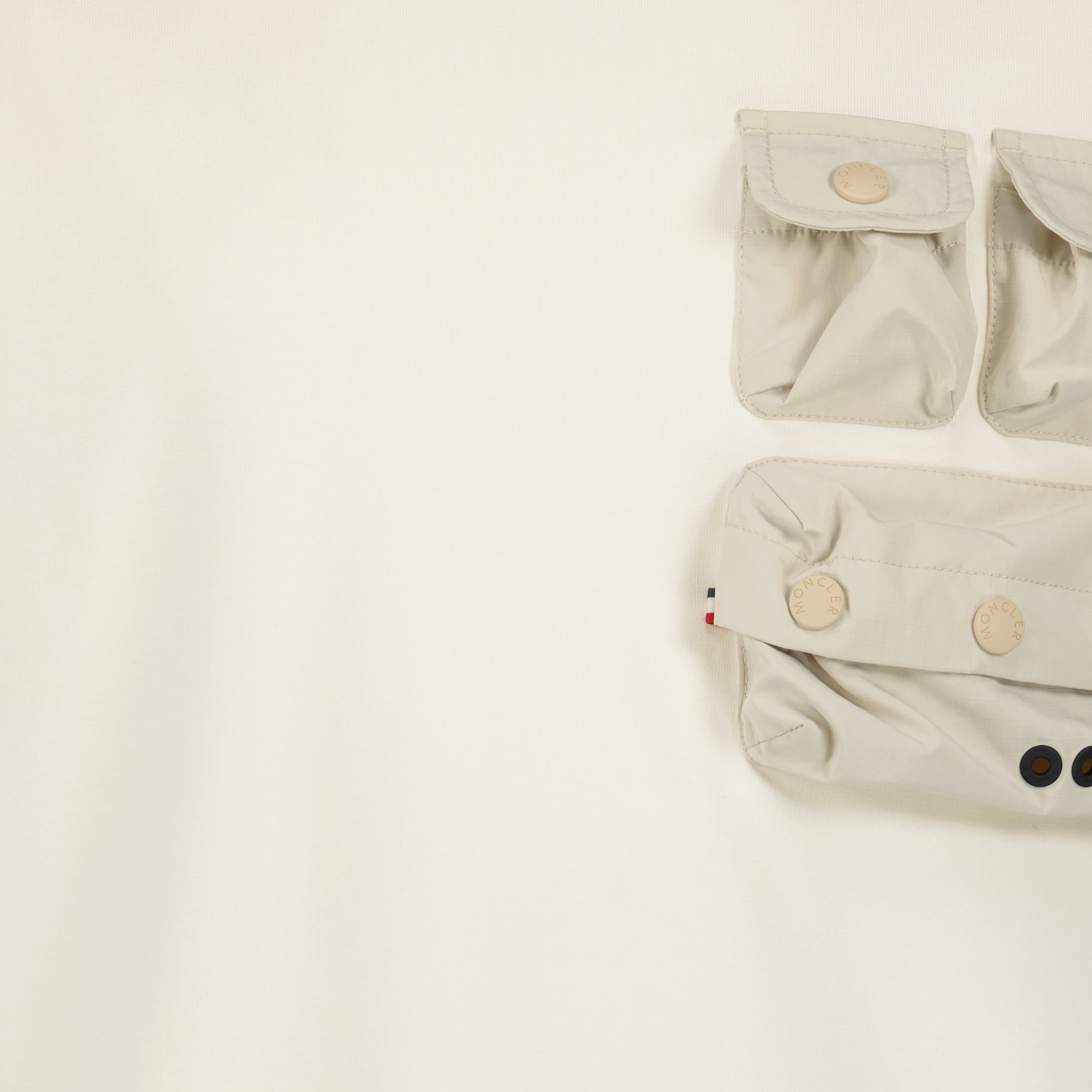 T-shirts T-shirt avec poches Moncler Grenoble Beige Homme