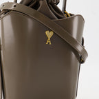 Sacs bandoulière Mini sac seau Paris Paris Ami PARIS Marron Unisexe