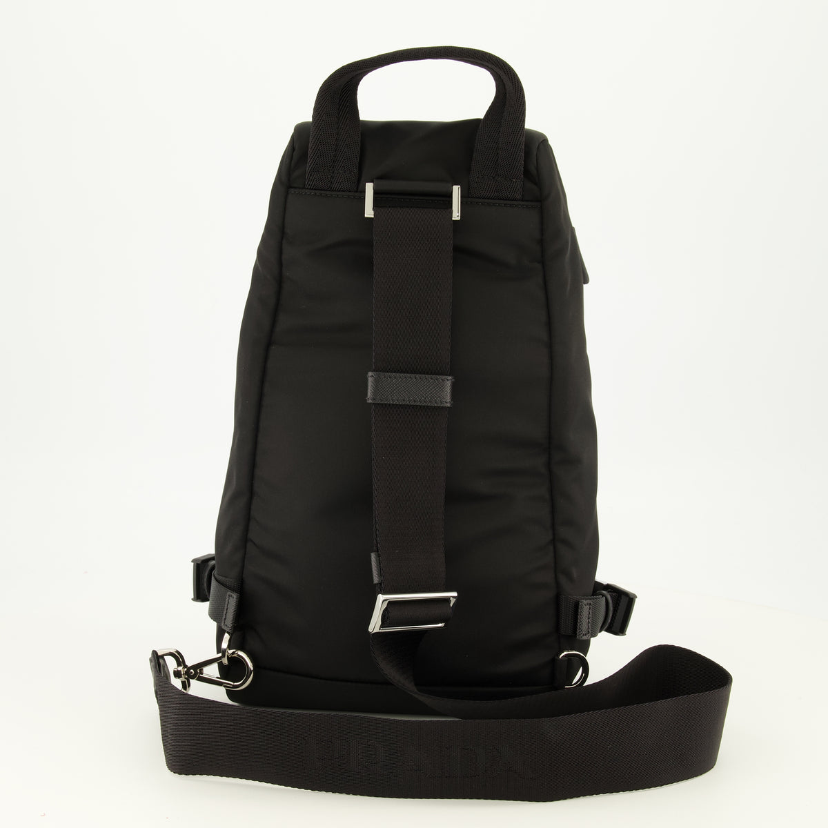 Sacs bandoulière Black Re-Nylon Backpack Prada Noir Homme