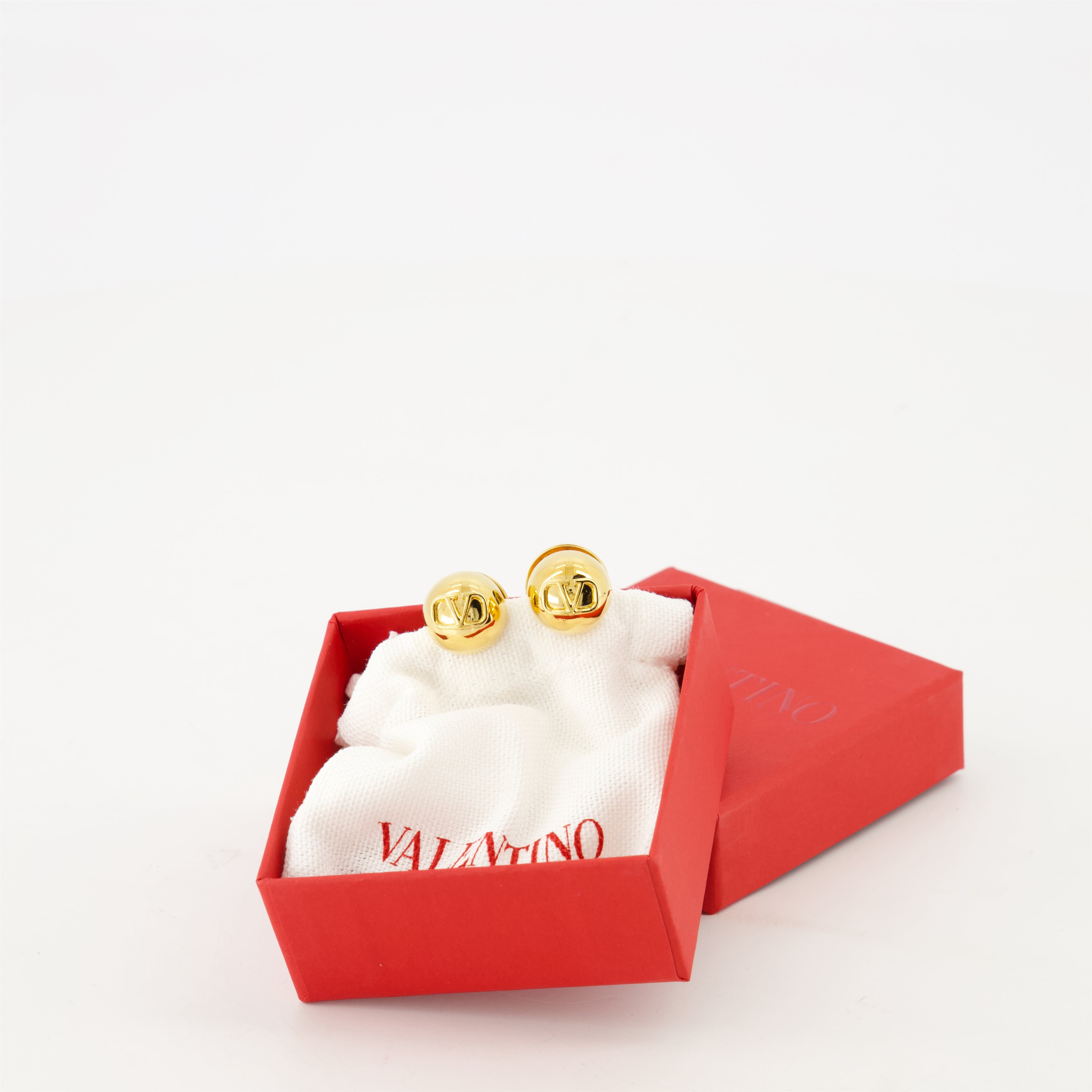 Joias Brincos VLogo Valentino Garavani Ouro Femme