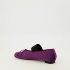 Chaussures plates Bailarinas Anatomic Numeric de Satén en Morado Mm6 Violet Femme