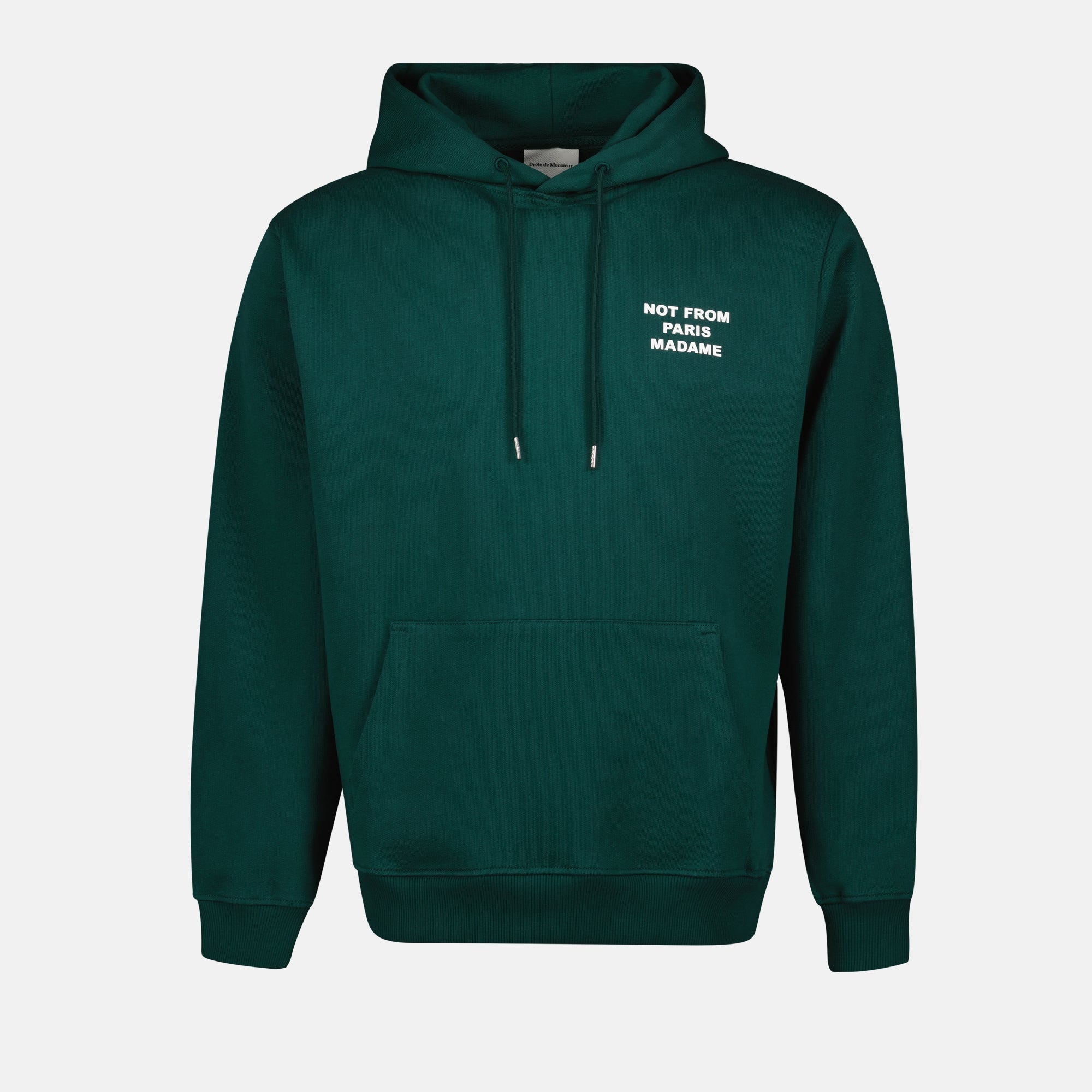 Sweatshirts Grüner Slogan Hoodie Drole De Monsieur Grün Homme