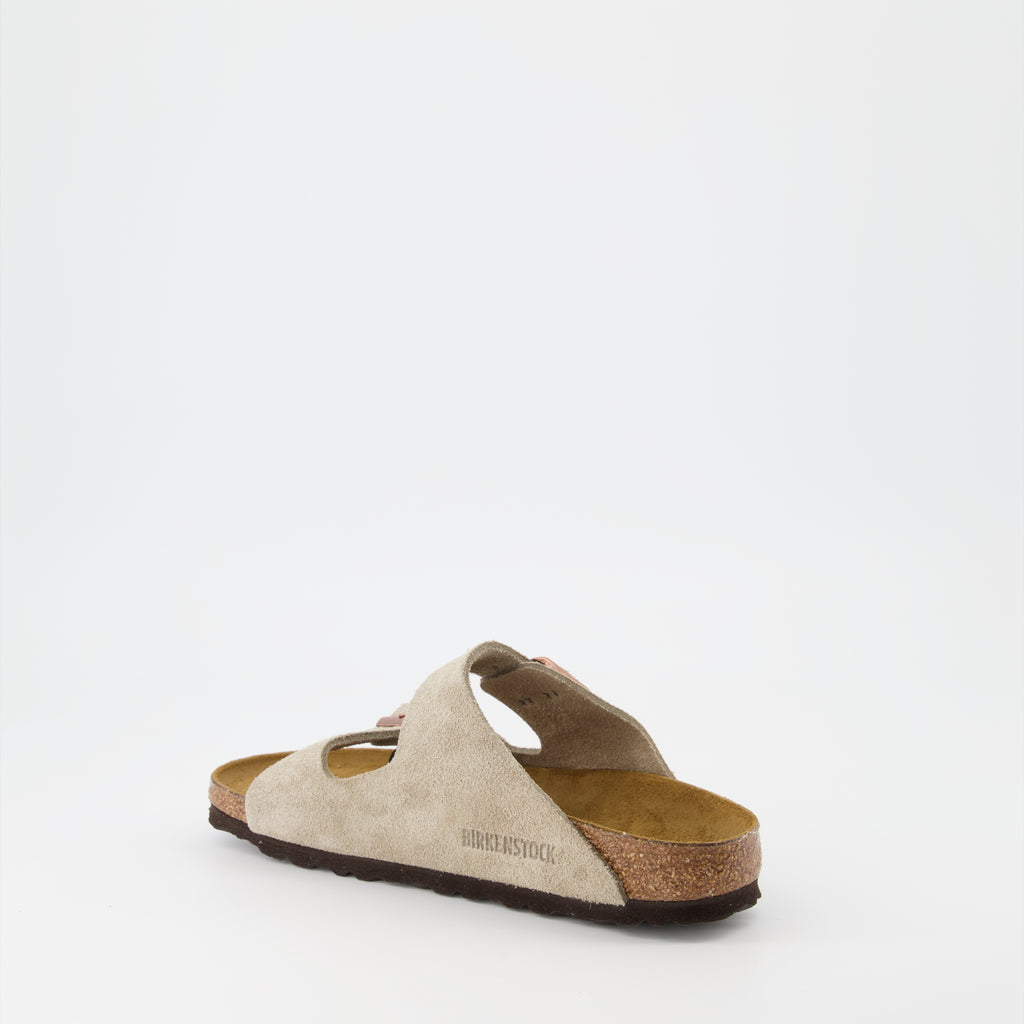 Scarpe aperte Infradito Arizona Birkenstock Marrone Homme