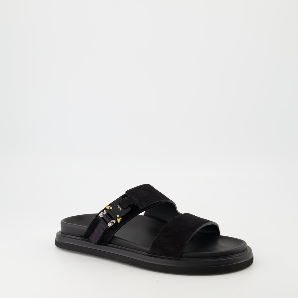 Chaussures ouvertes Aqua Sandalen Dior Noir Homme