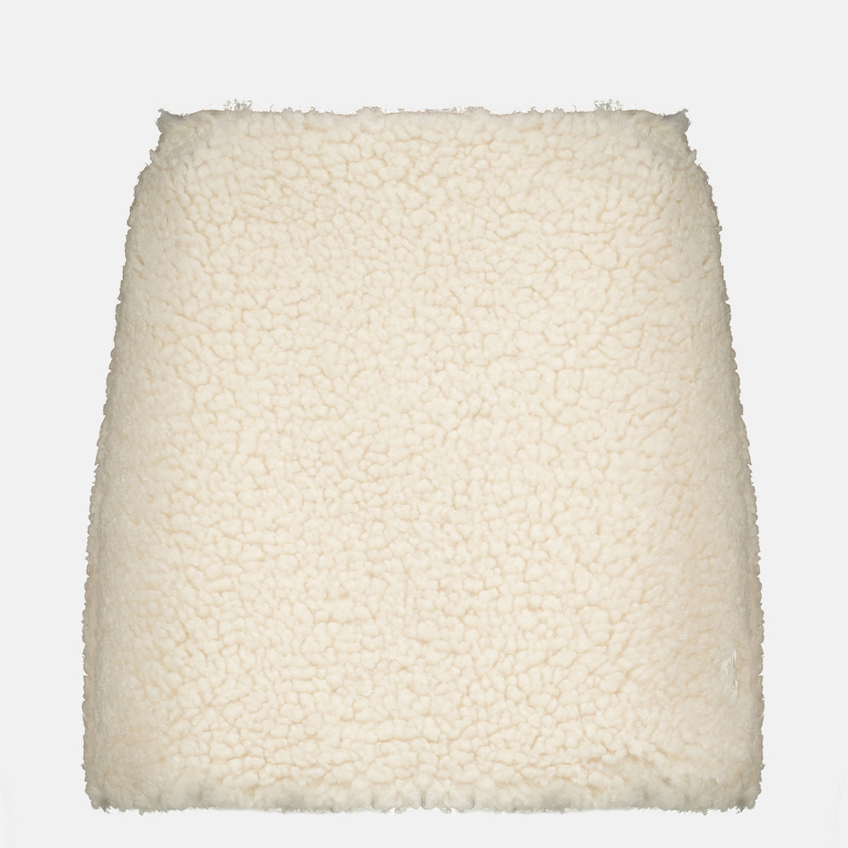 Jupes Mini-jupe en teddy Moncler Beige Femme